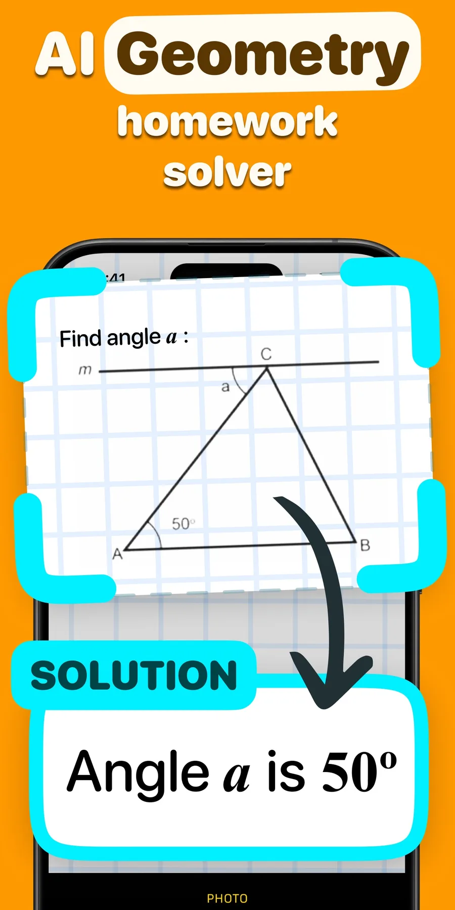 Geometry AI photo homework solver